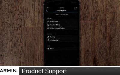 Support: Course Creation Using the Garmin Connect™ App