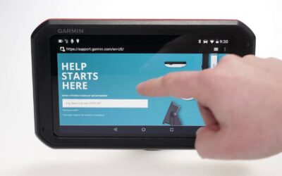 Support: Accessing Garmin Support on a dēzl™ 780 or dēzlCam™ 785