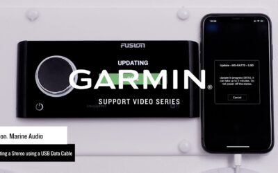 Garmin Support | Fusion® Marine Stereos | Updating using a USB Data Cable