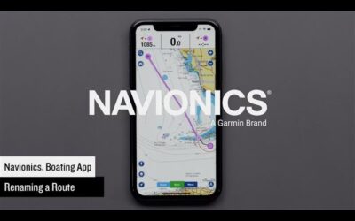 Support: Renaming a Route in the Navionics® Boating App