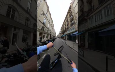 GoPro | BMX Manual through Downtown Paris 🎬 Alan Voineau #Shorts #MTB