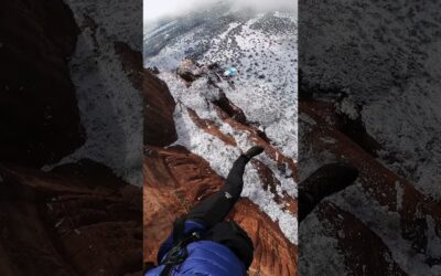 GoPro | Sedona BASE Jump Train 🎬 Daniel Regan #Shorts #BASE