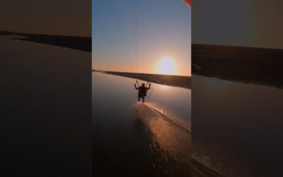 GoPro | Soothing Sunset Paramotor Ride 🎬 Alex Clayton #Shorts #Sunset