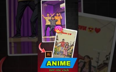 How to convert Cartoon Anime 100% New Trick 🔥|| New app convert to Anime video  #shorts #aianime