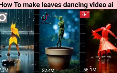 How To make  leaves dancing ai video editing #free video #viral shorts intagram