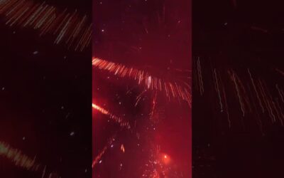 GoPro | 4th of July Fireworks POV from a Drone 🎬 Ying Liu #Shorts #Fireworks