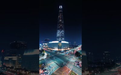 GoPro | Korean Skyline Nightlapse 🎬 Sehjong Lim #Shorts #City