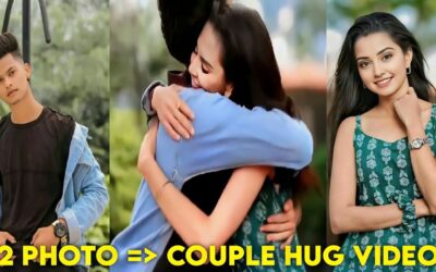 Trending 2 Photo Couple Hug Video Editing | Pixverse Ai Couple Photo To Hug Reels Video Editing