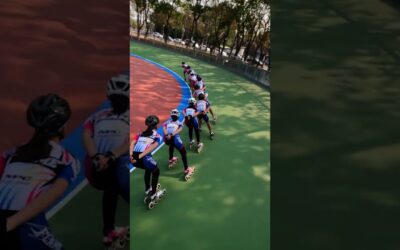 GoPro | Perfectly Synchronized Inline Skating Team 🎬 WangPeng Hsu #Shorts #SpeedSkating