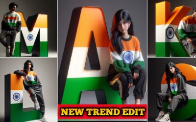 15 August Name Latter Ai Image Video Editing || Trending Independence Day Reels Video Tuturial