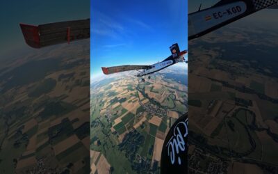 GoPro | Wingsuit Flight Alongside a Plane 🎬 Bernard Adrien #Shorts #Wingsuit