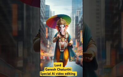 Ganesh Chaturthi -Ai Video Editing | ganesh ji walking video editing | ai video generator #shorts