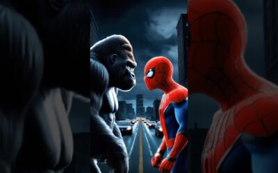 Spider -Man and Gorilla AI Fusion |Ai Creation #youtubeshorts #shortvideos #animalfusion #hybrid #ai