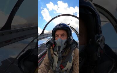 Cockpit POV of P-38 Lightning 🎬 Raimund Riedmann #Shorts #Pilot