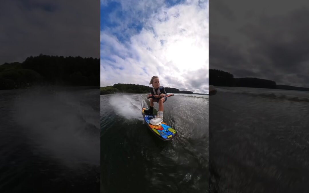 Get out on the water and shoot your best content, like this kid! 💦  #Insta360 #surfing #pov #shorts