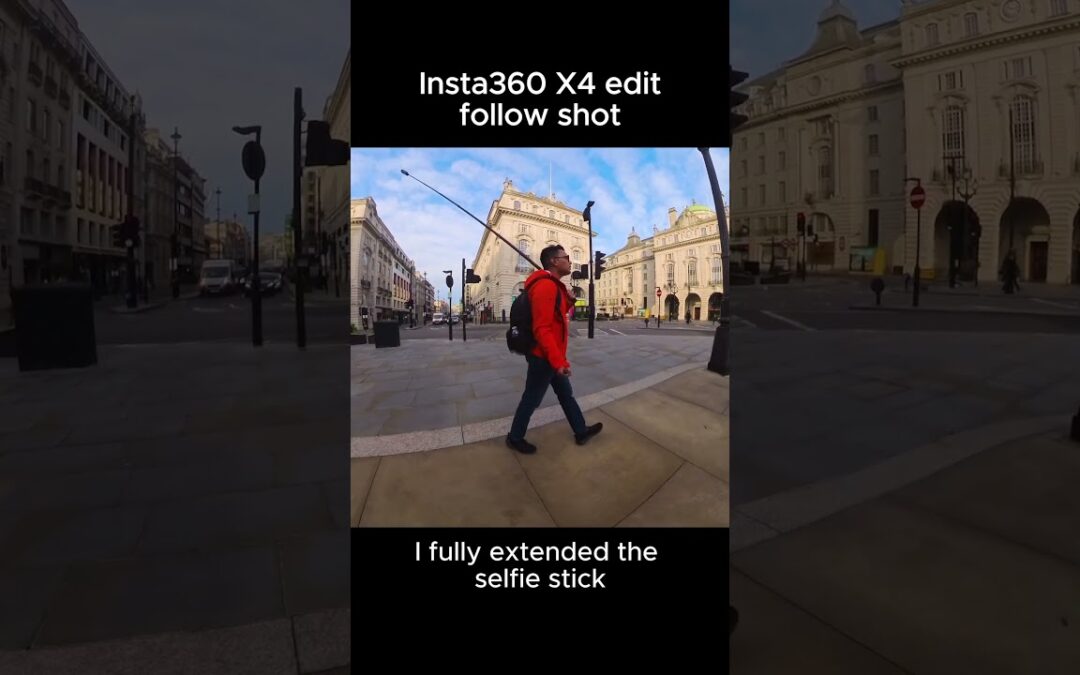 Insta360 X4 tutorial: How to make a follow shot