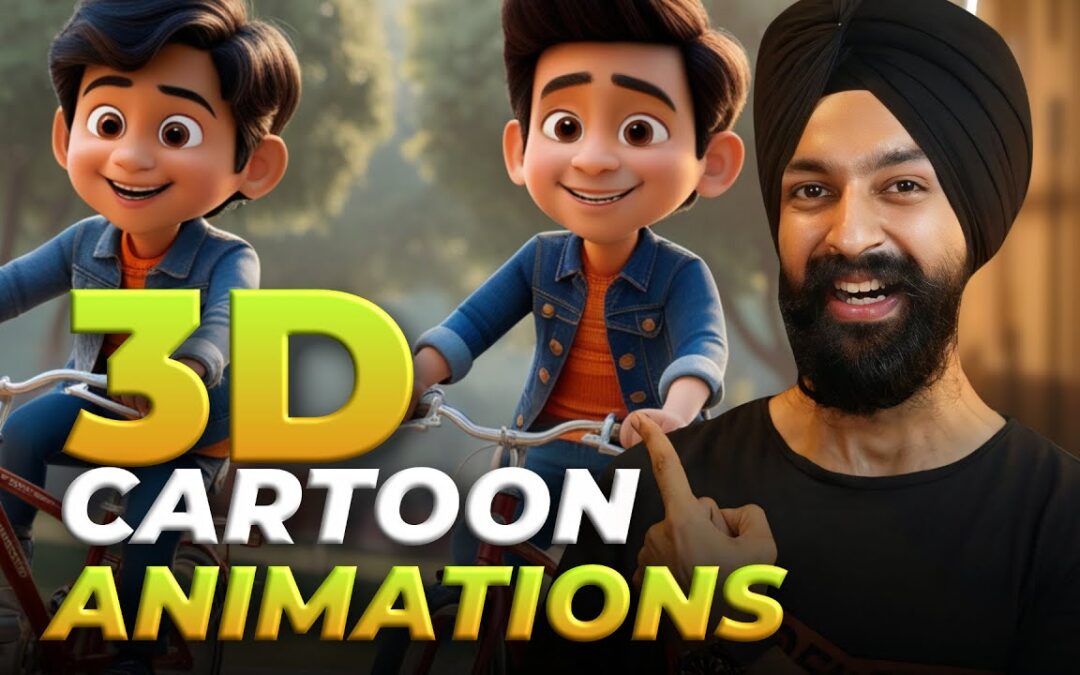 FREE 3D Cartoon Animation Videos 🤩 using Ai Tools #ai #aitools