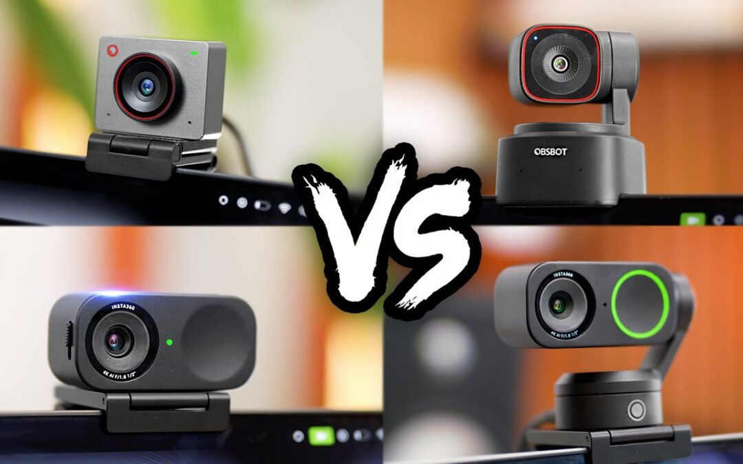 Best 4k Webcam Showdown 🔥 OBSBOT Meet 2 4K / Tiny 2 Lite vs Insta360 Link 2C / Link 2