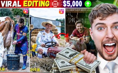 Ronaldo Messi Ai Video Editing | Earn $5000 With Viral AI Reels  | Instagram Viral Reels Editing AI