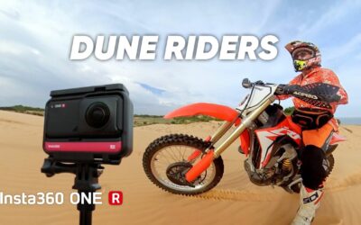 Motocross sand dune riding action – Insta360 ONE R