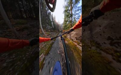 Biking an Abandoned Bobsled Track 🎬 Antoni Villoni #Shorts #MTB