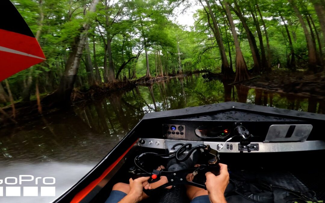 High-Speed Jet Boat in Narrow Swamp | Ronnie Renner