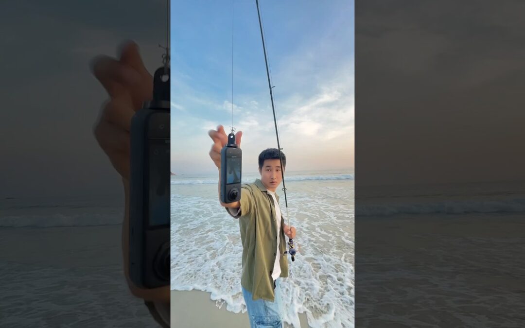 Wasn’t expecting to capture that underwater 😅 #Insta360 #fishing #funny #funnyshorts #shorts #fyp