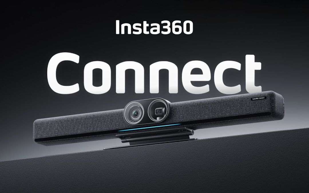 Introducing Insta360 Connect – Dual-4K Camera AI Video Bar