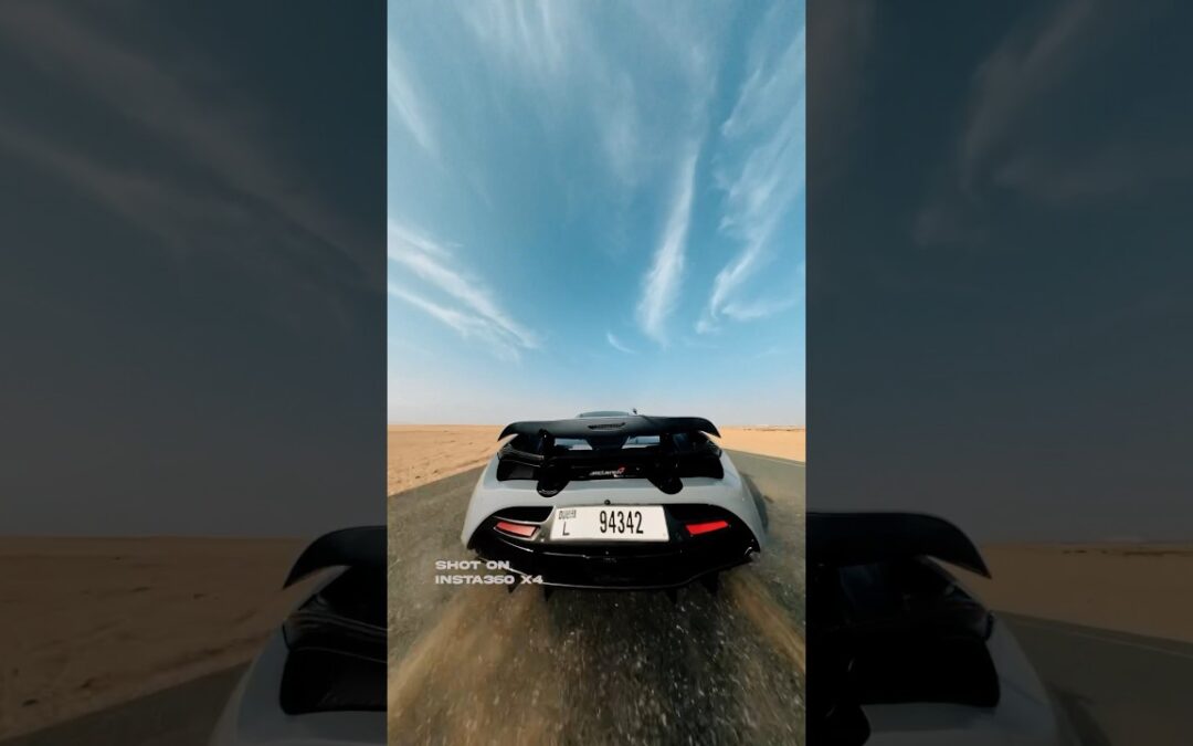 I tapped my legs together and this happened 🤯 #Insta360 #Insta360X4 #mclaren #RealLifeGTA #shorts