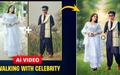 Trending Walking With Celebrity Ai Video Editing | Viral Reels Editing Tutorial – Ghaus Editz