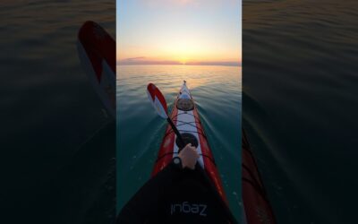 Beautiful Sunrise Kayak POV 🎬 Jacob Bols #Shorts #Kayak