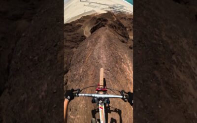 Extremely Narrow Ridge MTB Ride 🎬 Dominique Ohaco #Shorts #MTB